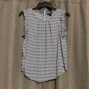 Ruffle sleeve tank top